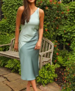 sage soiree maxi dress