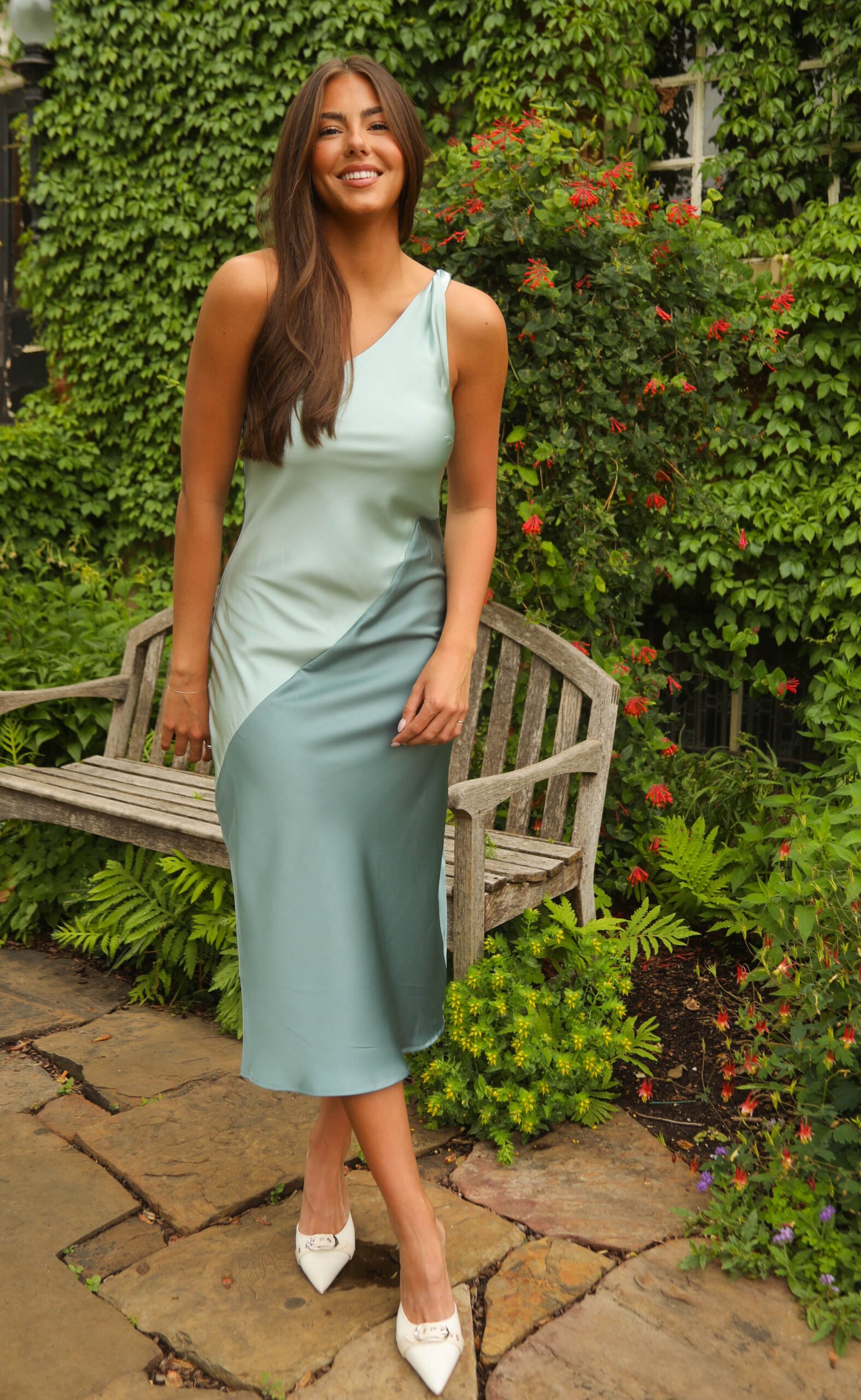 sage soiree maxi dress